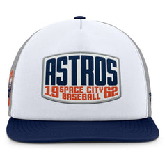 MLB Houston Astros Fanatics Cranked Foam Front Patch Trucker Adjustable Hat