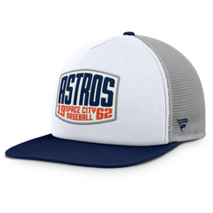 MLB Houston Astros Fanatics Cranked Foam Front Patch Trucker Adjustable Hat