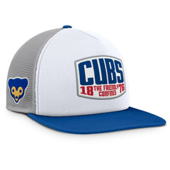 MLB Chicago Cubs Fanatics Cranked Foam Front Patch Trucker Adjustable Hat