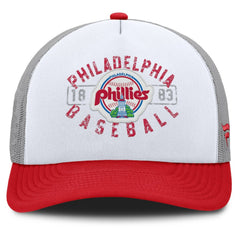 MLB Philadelphia Phillies Fanatics Designated A-Frame Foam Front Trucker Adjustable Hat