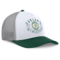 MLB Athletics Fanatics Designated A-Frame Foam Front Trucker Adjustable Hat