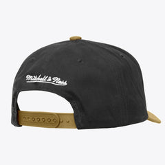 NHL Black/Gold Vegas Golden Knights Mitchell & Ness May Flowers Pro Crown Adjustable Hat