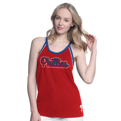 MLB Philadelphia Phillies G-III 4Her by Carl Banks Women's Curveball Racerback Tank Top