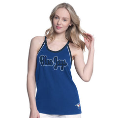 MLB Toronto Blue Jays G-III 4Her by Carl Banks Women's Curveball Racerback Tank Top