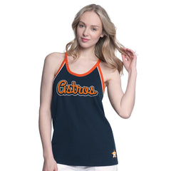 MLB Houston Astros G-III 4Her by Carl Banks Women's Curveball Racerback Tank Top