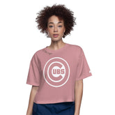 MLB Chicago Cubs Starter Women's Play the Ball Boxy Cropped T-Shirt