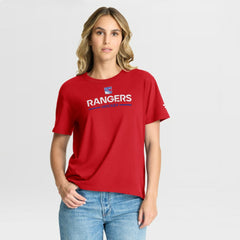 NHL Red New York Rangers Fanatics Women's Authentic Pro Primary T-Shirt