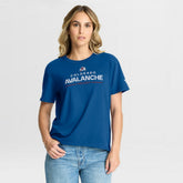 NHL Blue Colorado Avalanche Fanatics Women's Authentic Pro Primary T-Shirt