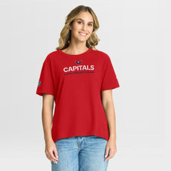 NHL Red Washington Capitals Fanatics Women's Authentic Pro Primary T-Shirt
