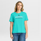NHL Ice Blue Seattle Kraken Fanatics Women's Authentic Pro Primary T-Shirt
