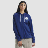 NHL Blue Toronto Maple Leafs Fanatics Women's Authentic Pro Rink Raglan Full-Zip Hoodie