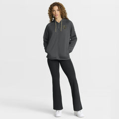 NHL Black Vegas Golden Knights Fanatics Women's Authentic Pro Rink Raglan Full-Zip Hoodie