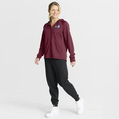 NHL Burgundy Colorado Avalanche Fanatics Women's Authentic Pro Rink Raglan Full-Zip Hoodie