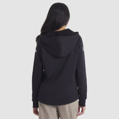 NHL Black Detroit Red Wings Fanatics Women's Authentic Pro Rink Raglan Full-Zip Hoodie
