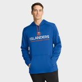 NHL Royal New York Islanders Fanatics Authentic Pro Rink Hoodie