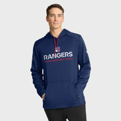 NHL Navy New York Rangers Fanatics Authentic Pro Rink Hoodie