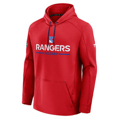 NHL Red New York Rangers Fanatics Authentic Pro Rink Hoodie