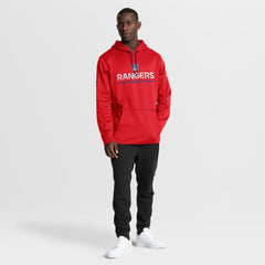 NHL Red New York Rangers Fanatics Authentic Pro Rink Hoodie