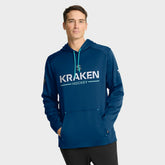 NHL Deep Sea Blue Seattle Kraken Fanatics Authentic Pro Rink Hoodie