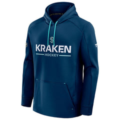 NHL Deep Sea Blue Seattle Kraken Fanatics Authentic Pro Rink Hoodie