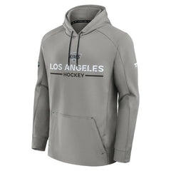 NHL Silver Los Angeles Kings Fanatics Authentic Pro Rink Hoodie