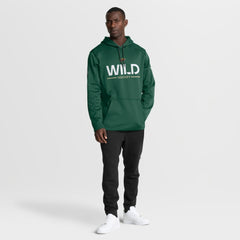 NHL Green Minnesota Wild Fanatics Authentic Pro Rink Hoodie