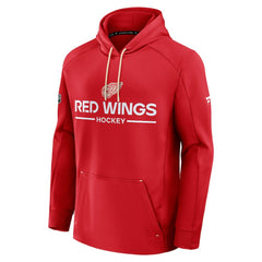 NHL Red Detroit Red Wings Fanatics Authentic Pro Centennial Rink Hoodie - Red