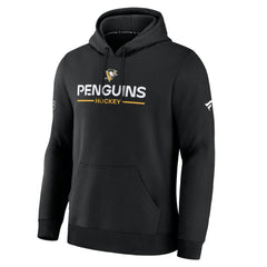 NHL Black Pittsburgh Penguins Fanatics Authentic Pro Primary Hoodie