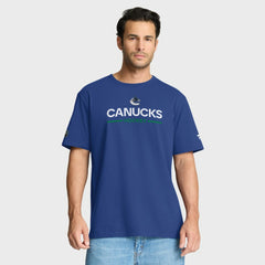 NHL Blue Vancouver Canucks Fanatics Authentic Pro Primary T-Shirt