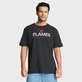 NHL Black Calgary Flames Fanatics Authentic Pro Primary T-Shirt