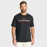 NHL Black Chicago Blackhawks Fanatics Authentic Pro Primary T-Shirt