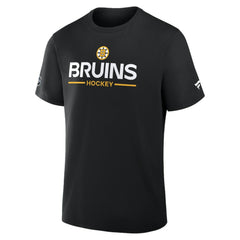 NHL Black Boston Bruins Fanatics Authentic Pro Primary T-Shirt