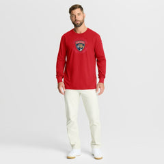NHL Red Florida Panthers Fanatics Authentic Pro Property Of Practice Long Sleeve T-Shirt