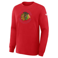 NHL Red Chicago Blackhawks Fanatics Authentic Pro Property Of Practice Long Sleeve T-Shirt