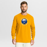 NHL Gold Buffalo Sabres Fanatics Authentic Pro Property Of Practice Long Sleeve T-Shirt