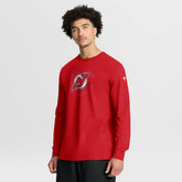 NHL Red New Jersey Devils Fanatics Authentic Pro Property Of Practice Long Sleeve T-Shirt
