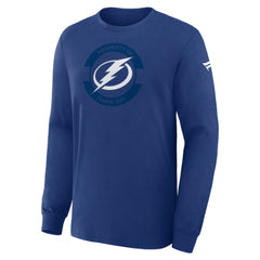 NHL Blue Tampa Bay Lightning Fanatics Authentic Pro Property Of Practice Long Sleeve T-Shirt