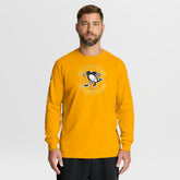 NHL Gold Pittsburgh Penguins Fanatics Authentic Pro Property Of Practice Long Sleeve T-Shirt