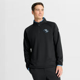 NHL Black Utah Mammoth Fanatics Authentic Pro Rink Raglan Quarter-Zip Pullover