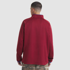 NHL Burgundy Colorado Avalanche Fanatics Authentic Pro Rink Raglan Quarter-Zip Pullover
