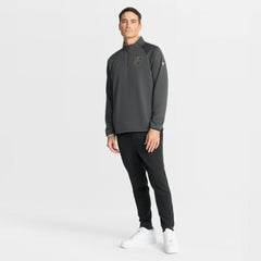 NHL Black Vegas Golden Knights Fanatics Authentic Pro Rink Raglan Quarter-Zip Pullover