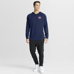 NHL Navy Montreal Canadiens Fanatics Authentic Pro Rink Hoodie