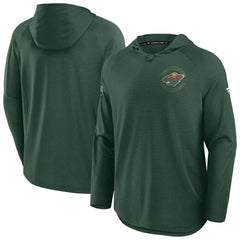 NHL Green Minnesota Wild Fanatics Authentic Pro Rink Hoodie