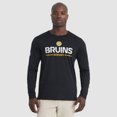 NHL Black Boston Bruins Fanatics Authentic Pro Rink Tech Long Sleeve T-Shirt