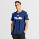 NHL Royal Edmonton Oilers Fanatics Authentic Pro Rink Tech T-Shirt