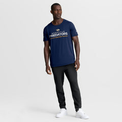 NHL Navy Nashville Predators Fanatics Authentic Pro Rink Tech T-Shirt
