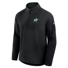 NHL Black Dallas Stars Fanatics Authentic Pro Rink Training Quarter-Zip Pullover