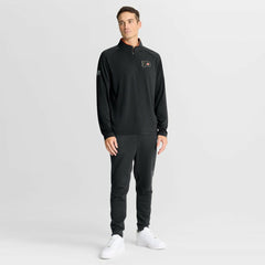 NHL Black Philadelphia Flyers Fanatics Authentic Pro Rink Training Quarter-Zip Pullover