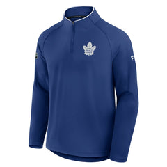 NHL Blue Toronto Maple Leafs Fanatics Authentic Pro Rink Training Quarter-Zip Pullover