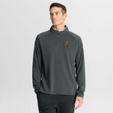 NHL Gray Vegas Golden Knights Fanatics Authentic Pro Rink Training Quarter-Zip Pullover